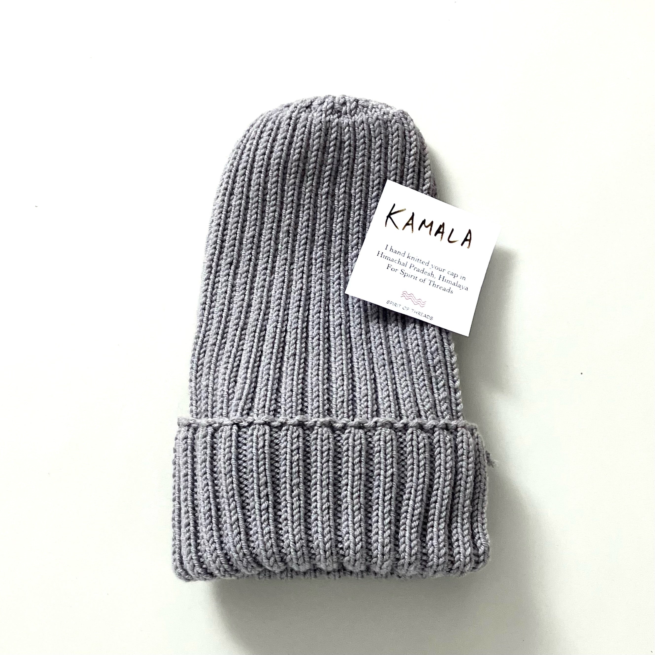 Hand-knit, pointed wool hat from Himachal Pradesh