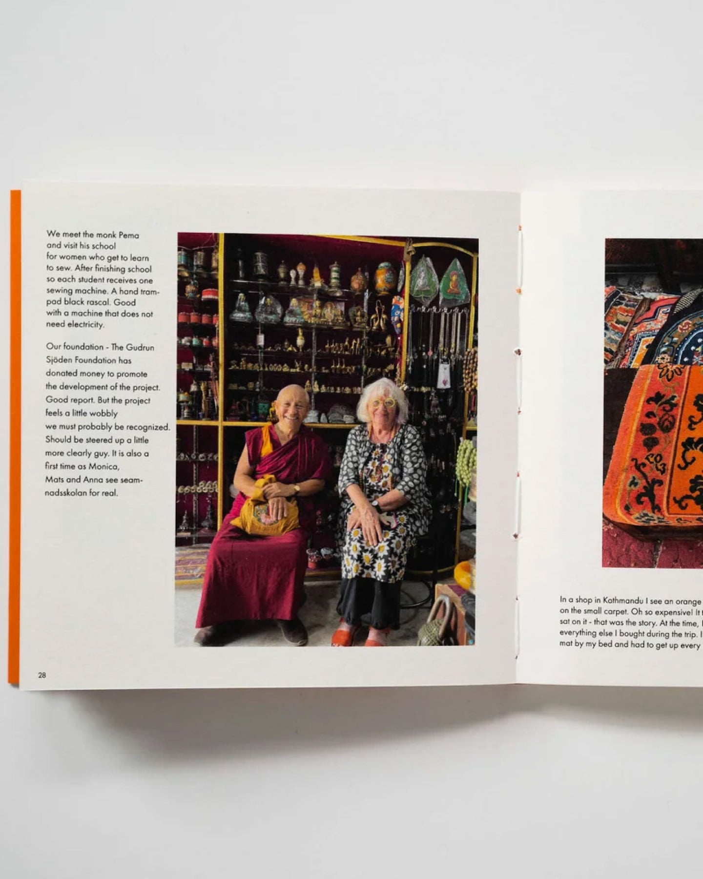 27 years,27 days: from SoHo to Katmandu
The book about Gudrun Sjödéns journey back to
Kathmandu