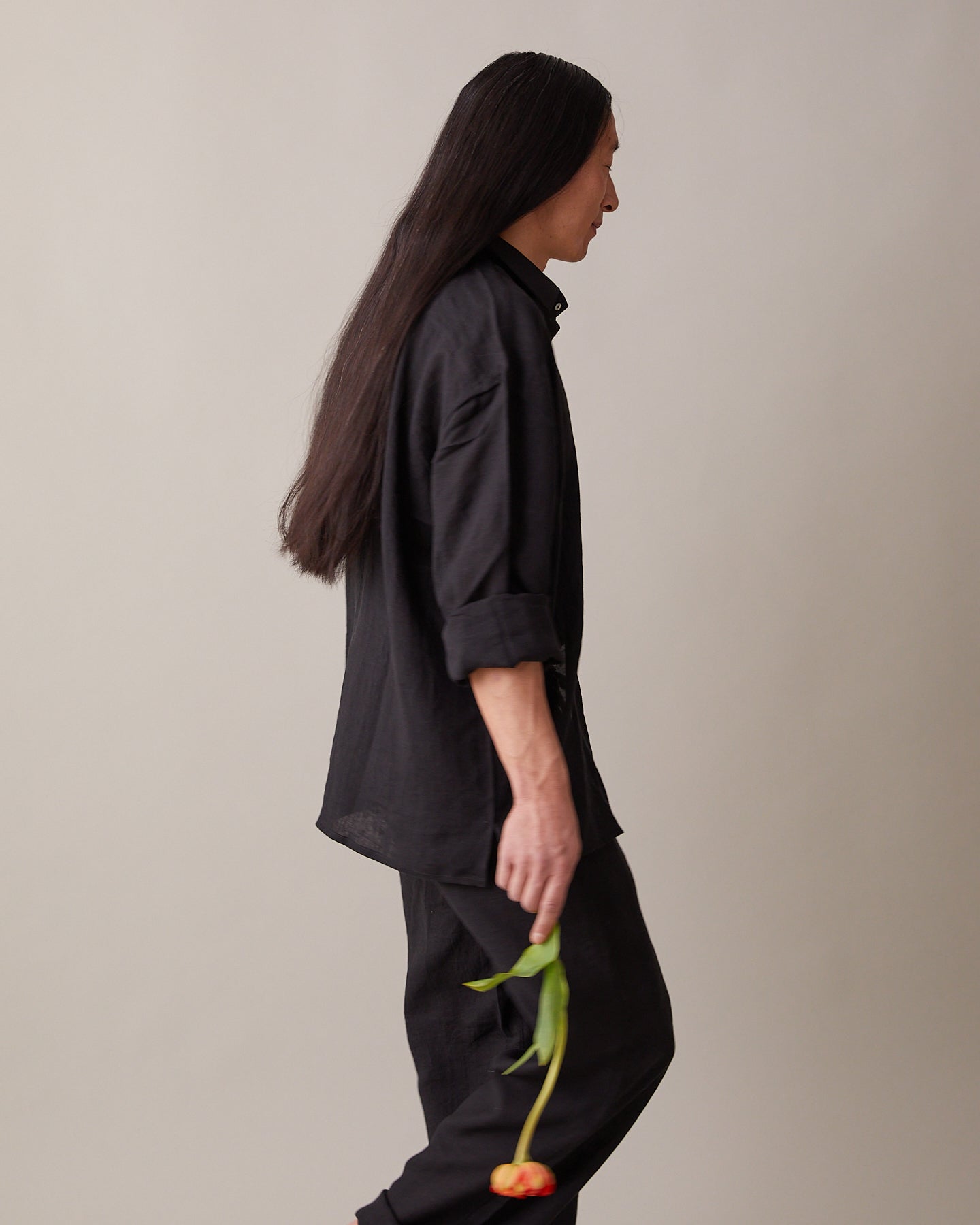 Fine shirt classic shirt (unisex) - black