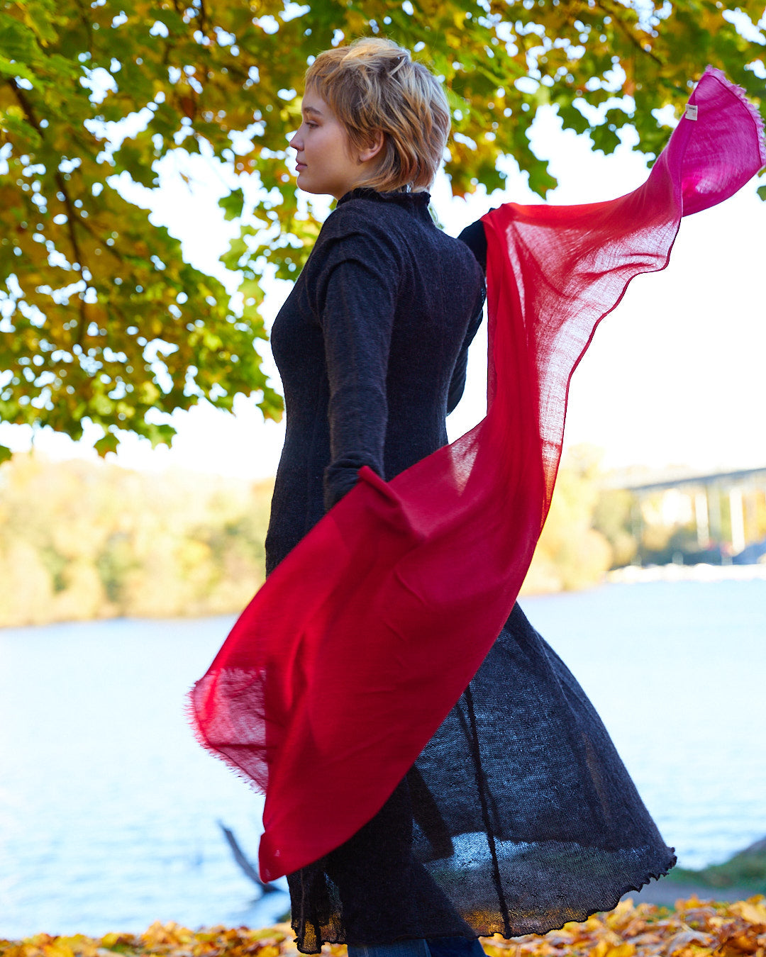 Silk and Himachali Merino Wool Shawl