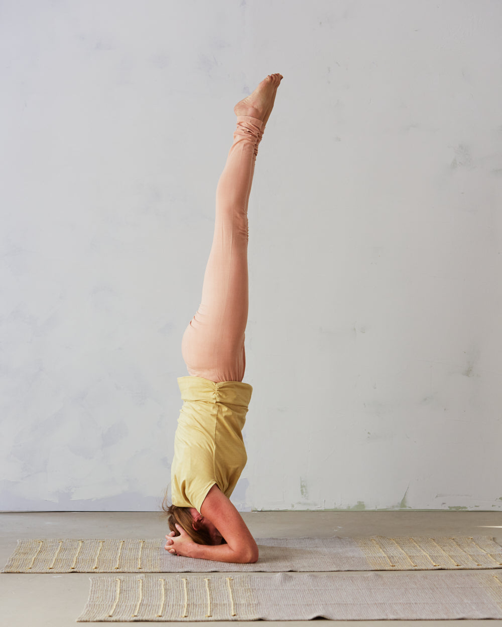 Ayurvedically Dyed Yoga Mat in Organic Cotton