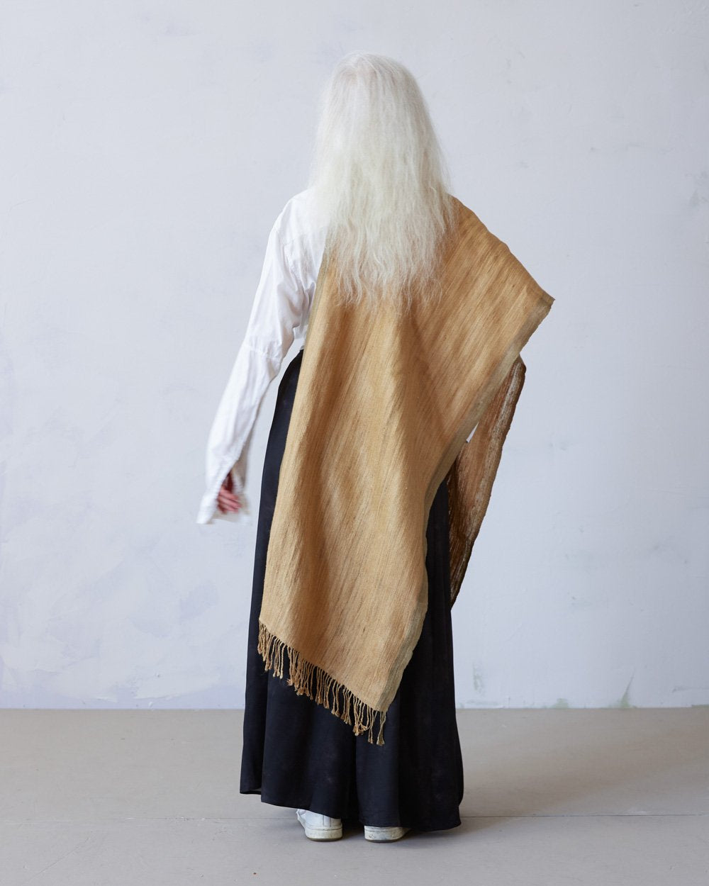 Wild Eri and Assam Muga Silk Shawl