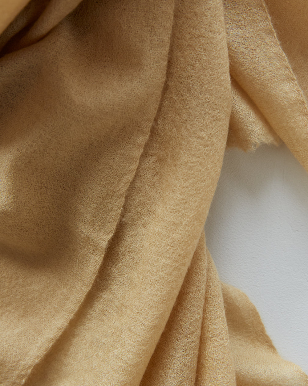 Exclusive, Large Shawl of the Softest, Naturally Dyed Pashmina Wool – Tea waste