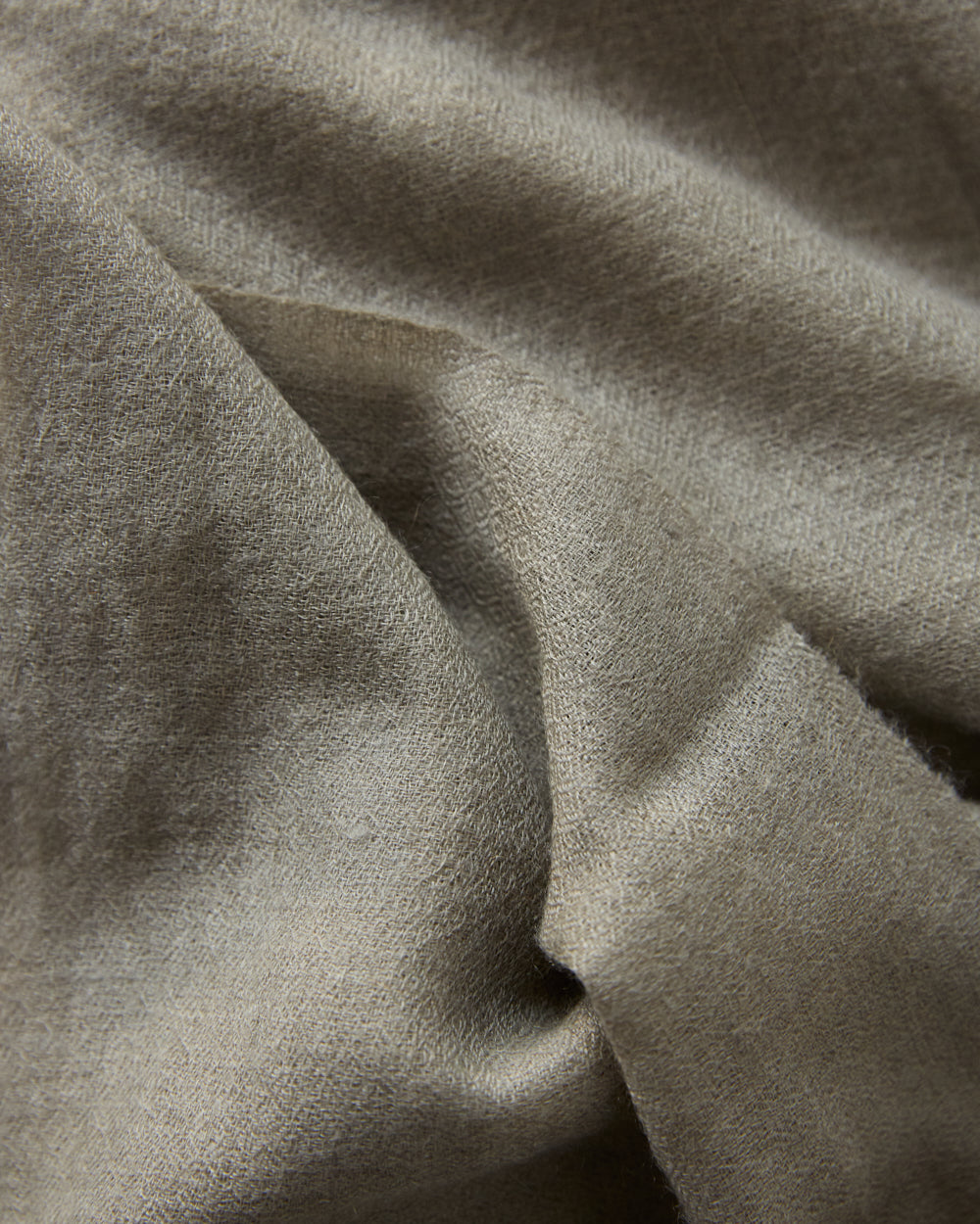 Exclusive, Large Shawl of the Softest, Naturally Dyed Pashmina Wool – Grey Fog
