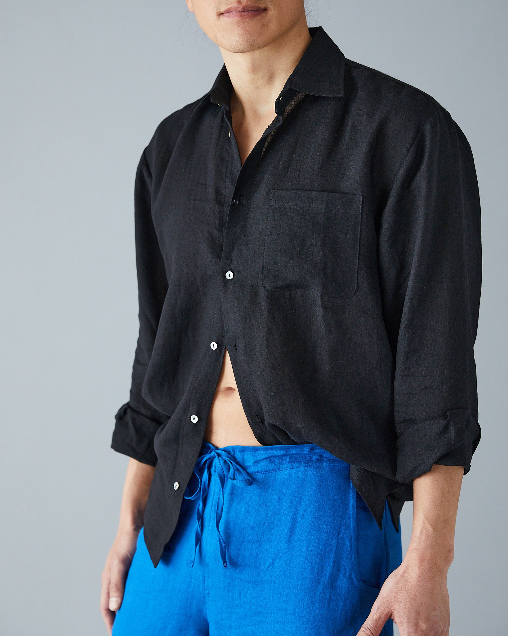 Fine shirt classic shirt (unisex) - black