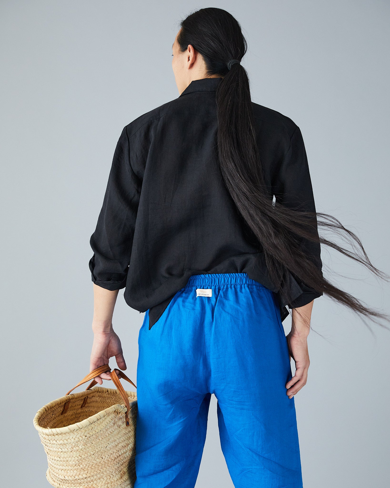 Classic Fine Linen Trousers (Unisex) – Ocean Blue