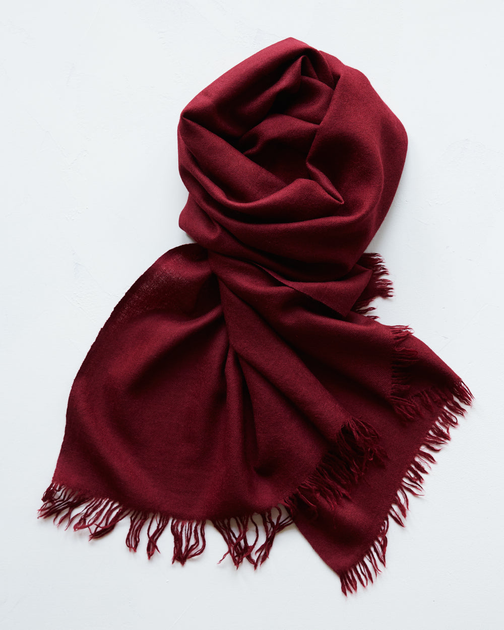 Himachali Pashmina and Merino Wool Shawl – Aubergine