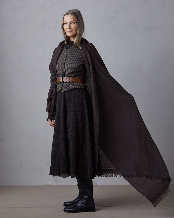 Pema West Bengali Merino Wool Shawl