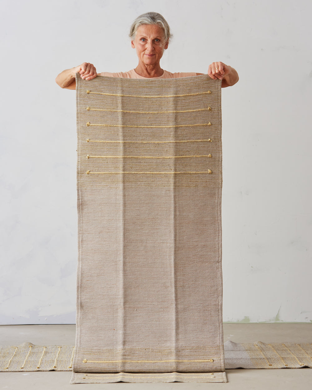 Ayurvedically Dyed Yoga Mat in Organic Cotton 
