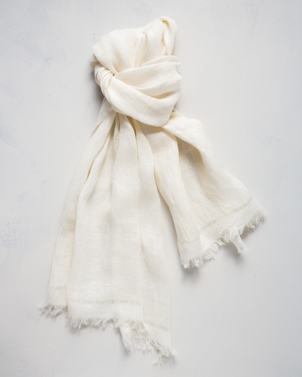 Large, Hand-woven Linen Shawl